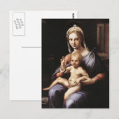 Madonna und Kind Postkarte (Vorne/Hinten)