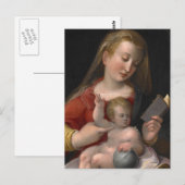 Madonna und Kind Postkarte (Vorne/Hinten)