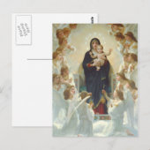 Madonna und Kind Postkarte (Vorne/Hinten)