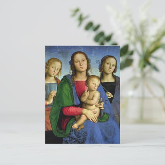 Madonna und Kind Postkarte (Stehend Vorderseite)