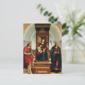 Madonna und Kind Postkarte (Stehend Vorderseite)