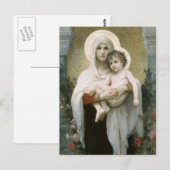 Madonna und Kind Postkarte (Vorne/Hinten)