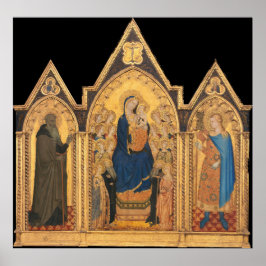 Madonna und Kind - Puccio Simone Kunstgewerbe Poster