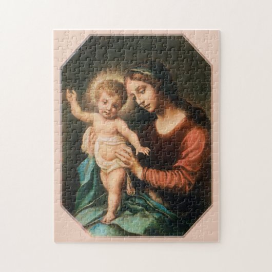 Madonna und Kind Puzzle (Vertikal)