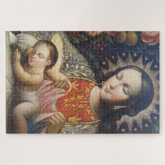 Madonna und Kind Puzzle (Horizontal)