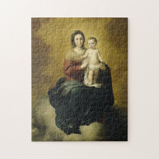 Madonna und Kind, Puzzle Christliche Kunst (Vertikal)