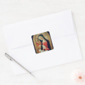 Madonna und Kind Quadratischer Aufkleber (Umschlag)