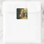 Madonna und Kind Quadratischer Aufkleber (Tasche)