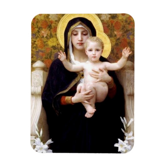 Madonna und Kind - Religiös Magnet (Vertikal)