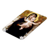 Madonna und Kind - Religiös Magnet (Linke Seite)