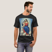 Madonna und Kind religiös T-Shirt (Vorne ganz)