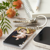 Madonna und Kind - Religiöse Magnet Schlüsselanhänger (Vorderseite rechts)