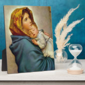 Madonna und Kind Roberto Ferruzzi Fotoplatte (Seite)