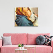 Madonna und Kind Roberto Ferruzzi Leinwanddruck (Insitu (Wohnzimmer))