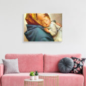 Madonna und Kind Roberto Ferruzzi Leinwanddruck (Insitu (Wohnzimmer))
