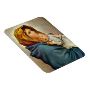 Madonna und Kind Roberto Ferruzzi Madonnina Maria Magnet