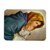 Madonna und Kind Roberto Ferruzzi Madonnina Mary Magnet (Horizontal)