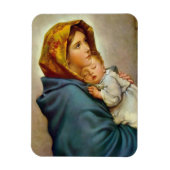 Madonna und Kind Roberto Ferruzzi Madonnina Mary Magnet (Vertikal)