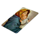 Madonna und Kind Roberto Ferruzzi Magnet (Linke Seite)