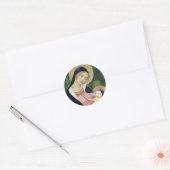 MADONNA UND KIND RUNDER AUFKLEBER (Umschlag)