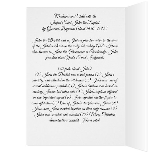 Madonna und Kind Saint John (Innen (Links))