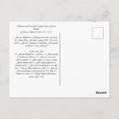 Madonna und Kind Saint John Postkarte (Rückseite)