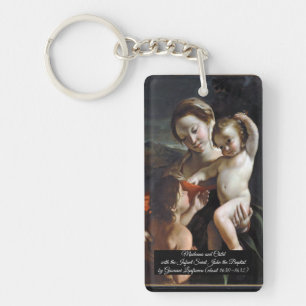 Madonna und Kind Saint John Schlüsselanhänger