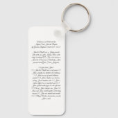 Madonna und Kind Saint John Schlüsselanhänger (Rückseite)