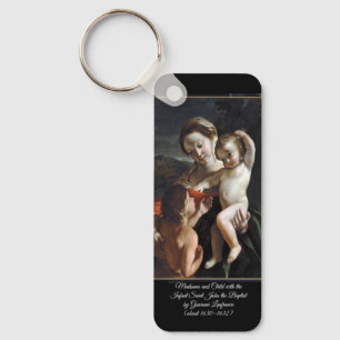 Madonna und Kind Saint John Schlüsselanhänger