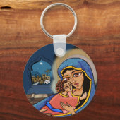 Madonna und Kind Schlüsselanhänger (Vorderseite)