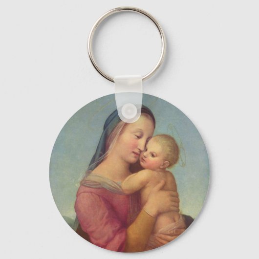 Madonna und Kind Schlüsselanhänger (Vorderseite)