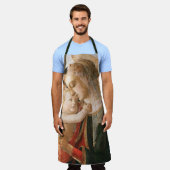 Madonna und Kind Schürze (Getragen)