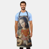 Madonna und Kind Schürze (Getragen)
