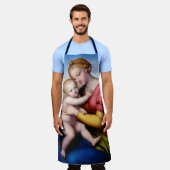 Madonna und Kind Schürze (Getragen)