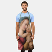 Madonna und Kind Schürze (Getragen)