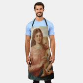 Madonna und Kind Schürze (Getragen)