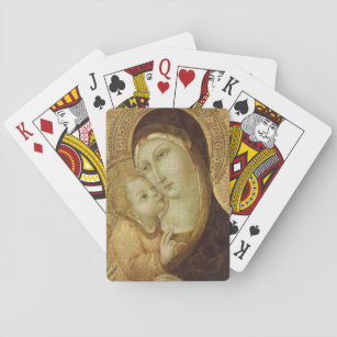 Madonna und Kind Spielkarten