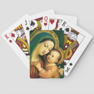 MADONNA UND KIND SPIELKARTEN