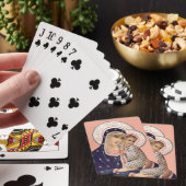 Madonna und Kind Spielkarten (In Situ)