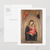 Madonna und Kind (Tafel) 3 Postkarte (Vorne/Hinten)