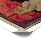 Madonna und Kind (Tafel) Poster (Ecke)