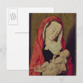 Madonna und Kind (Tafel) Postkarte (Vorne/Hinten)