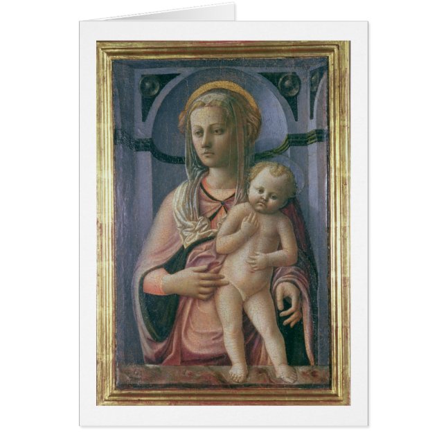 Madonna und Kind (Tempera auf Platte) (Vorne)