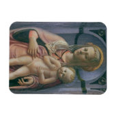 Madonna und Kind (Temppera auf Tafel) Magnet (Horizontal)