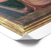 Madonna und Kind (Temppera auf Tafel) Poster (Ecke)