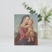 Madonna und Kind (The Tempi Madonna) von Raphael Postkarte (Stehend Vorderseite)