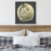 Madonna und Kind, Tondo Pitti von Michelangelo Leinwanddruck (Insitu (Schlafzimmer))