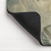 Madonna und Kind, Tondo Pitti von Michelangelo Mousepad (Ecke)