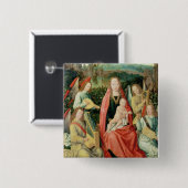 Madonna und Kind umgeben durch Engel Button (Vorne & Hinten)