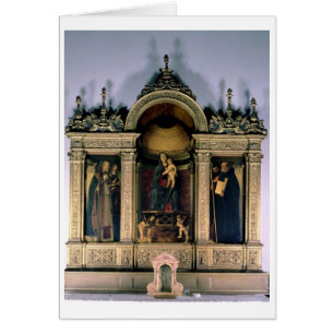 Madonna und Kind und Heilige (Triptychaltarpiece)